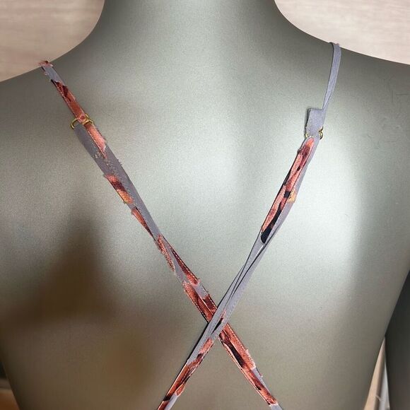 For Love & Lemons Purple Floral Mini Slip Dress & Sheer Kimono Duster Set O/S & - Picture 9 of 15